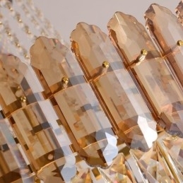 Designer Touch Decorative Modern Gold Crystal Pendant Lighting Hanging Light