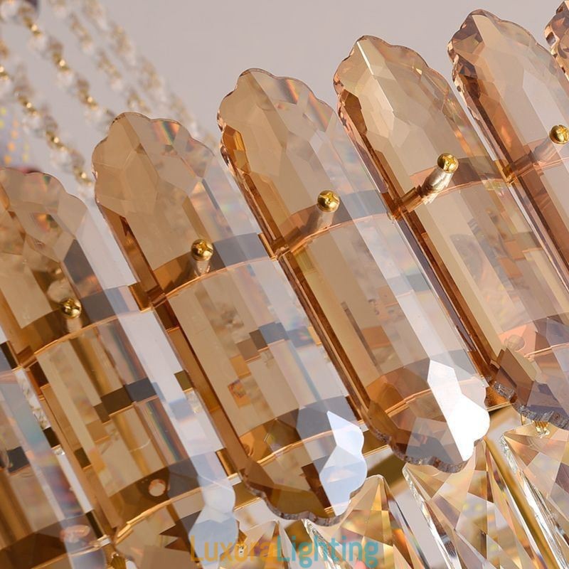 Designer Touch Decorative Modern Gold Crystal Pendant Lighting Hanging Light