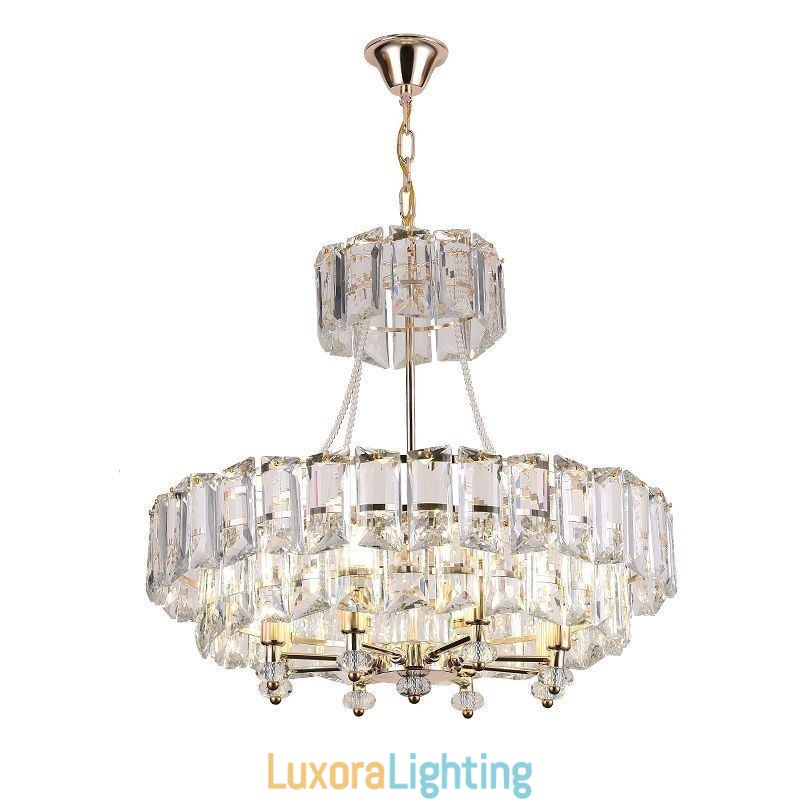 Designer Touch Decorative White Crystal Pendant Light Modern Ceiling Lights Hanging Lights
