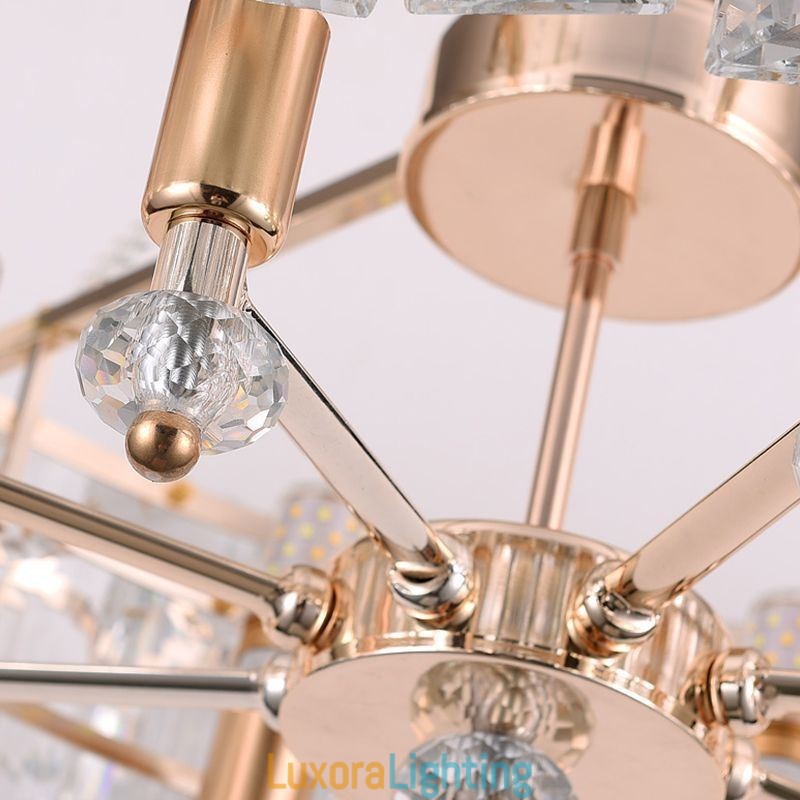 Designer Touch Decorative White Crystal Pendant Light Modern Ceiling Lights Hanging Lights