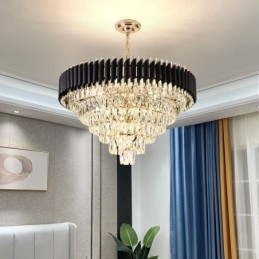 Designer Touch Decorative Luxury Crystal Pendant Light Ceiling Light 6 9 12 Lights