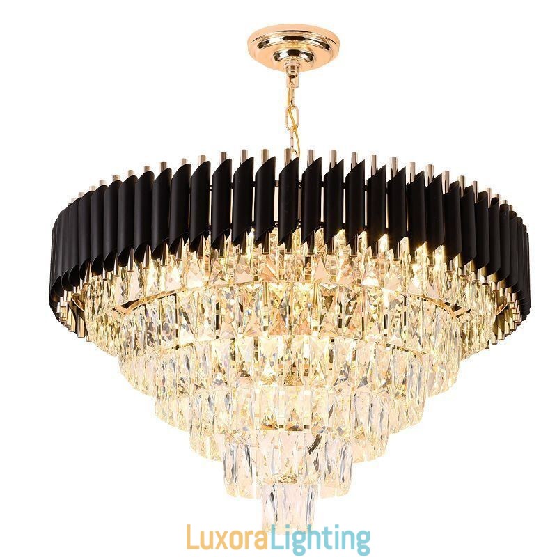 Designer Touch Decorative Luxury Crystal Pendant Light Ceiling Light 6 9 12 Lights