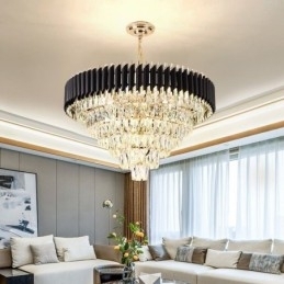 Designer Touch Decorative Luxury Crystal Pendant Light Ceiling Light 6 9 12 Lights