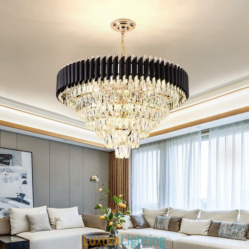 Designer Touch Decorative Luxury Crystal Pendant Light Ceiling Light 6 9 12 Lights