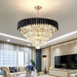 Designer Touch Decorative Luxury Crystal Pendant Light Ceiling Light 6 9 12 Lights