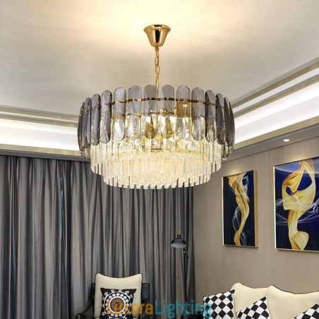 Designer Touch Decorative Modern K9 Crystal Pendant Light Ceiling Light