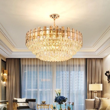 Designer Touch Decorative European Pendant Light Modern K9 Crystal Lighting