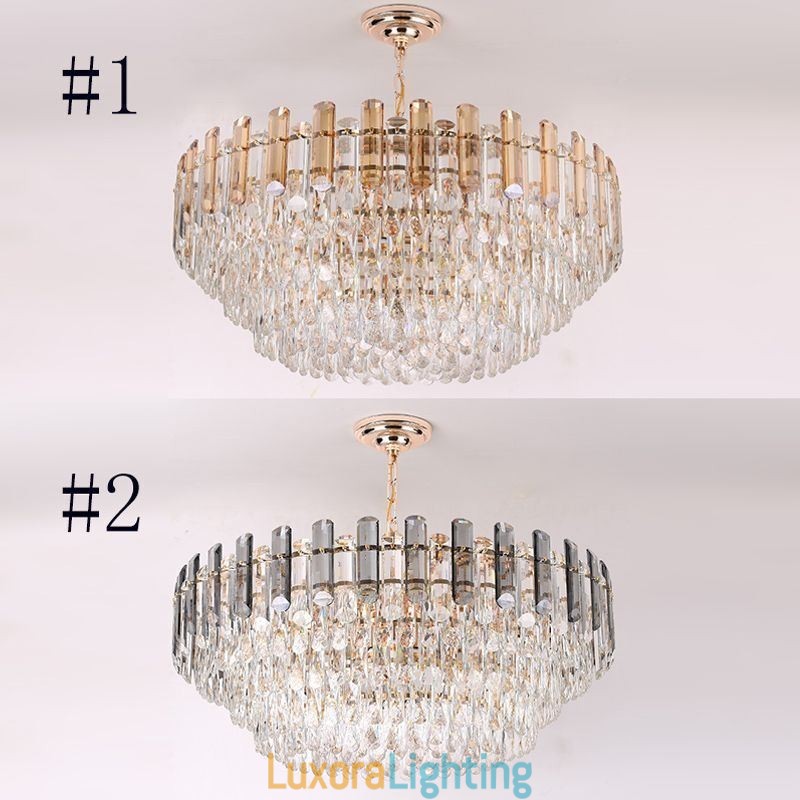 Designer Touch Decorative European Pendant Light Modern K9 Crystal Lighting