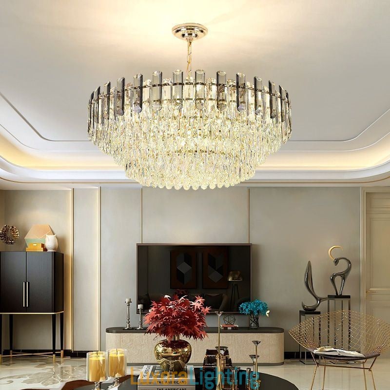 Designer Touch Decorative European Pendant Light Modern K9 Crystal Lighting