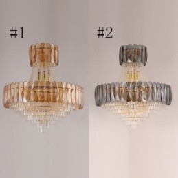 Designer Touch Decorative European Crystal Pendant Light Contemporary Ceiling Lamp