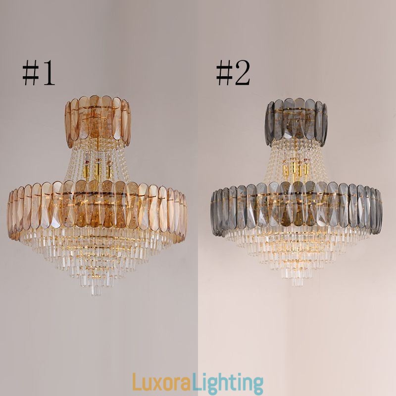 Designer Touch Decorative European Crystal Pendant Light Contemporary Ceiling Lamp