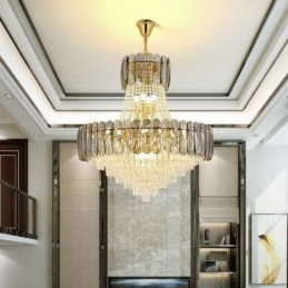Designer Touch Decorative European Crystal Pendant Light Contemporary Ceiling Lamp