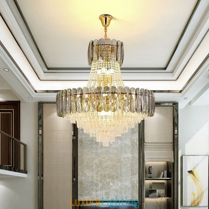 Designer Touch Decorative European Crystal Pendant Light Contemporary Ceiling Lamp