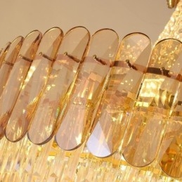 Designer Touch Decorative European Crystal Pendant Light Contemporary Ceiling Lamp