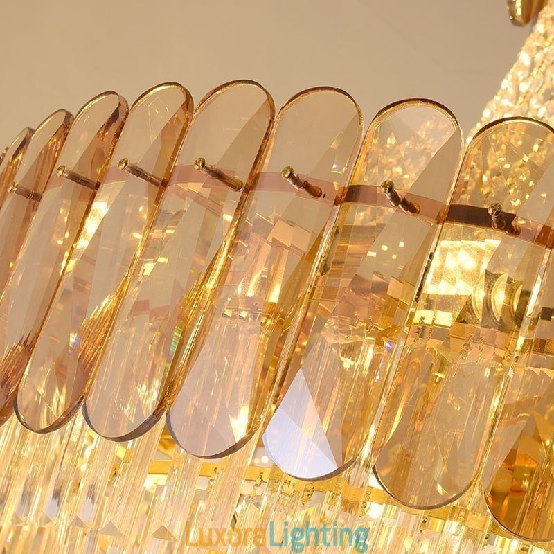 Designer Touch Decorative European Crystal Pendant Light Contemporary Ceiling Lamp