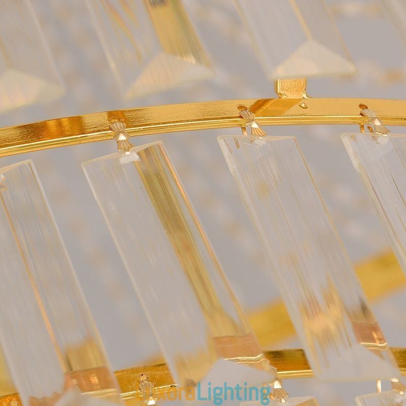 Designer Touch Decorative European Crystal Pendant Light Contemporary Ceiling Lamp