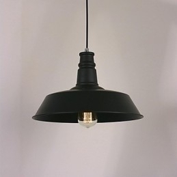 Designer Touch Decorative Black Modern Pendant Light in Circle Featured Lampshade