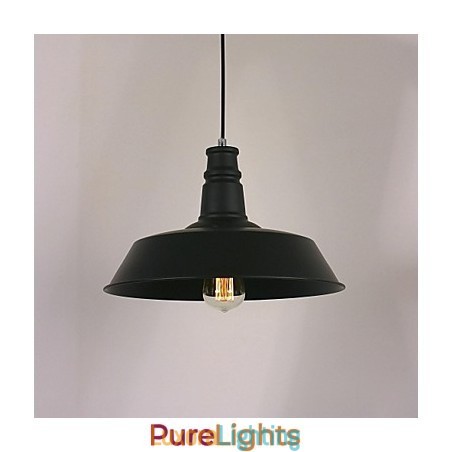 Designer Touch Decorative Black Modern Pendant Light in Circle Featured Lampshade