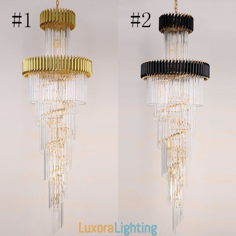 Designer Touch Decorative Modern K9 Crystal Pendant Lamp Ceiling Light Fixture