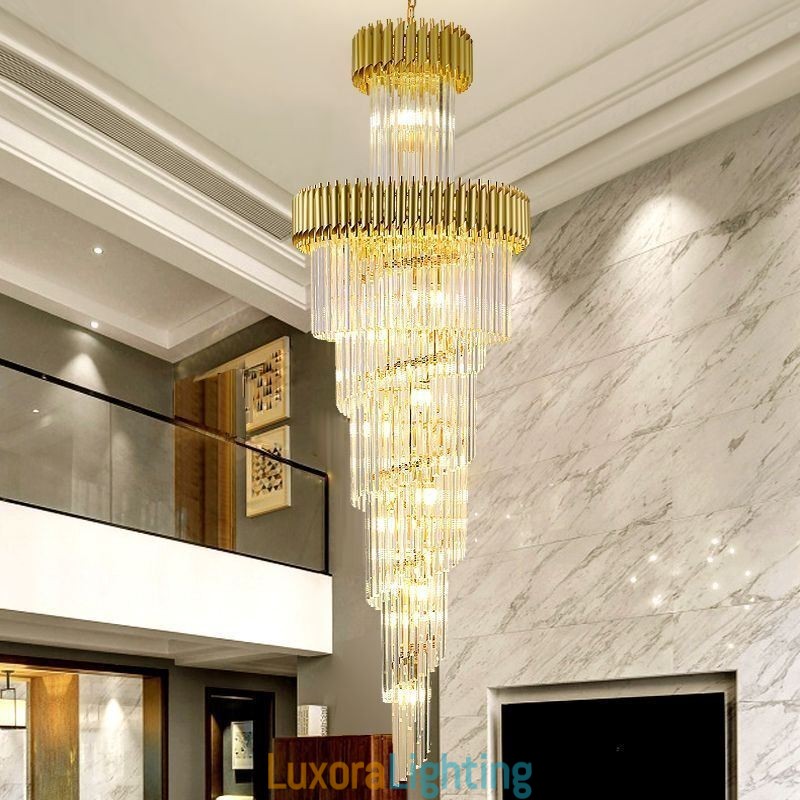 Designer Touch Decorative Modern K9 Crystal Pendant Lamp Ceiling Light Fixture
