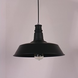 Designer Touch Decorative Black Modern Pendant Light in Circle Featured Lampshade