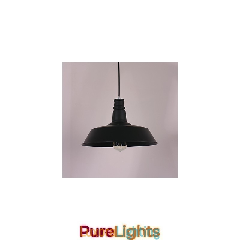 Designer Touch Decorative Black Modern Pendant Light in Circle Featured Lampshade