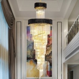 Designer Touch Decorative Modern K9 Crystal Pendant Lamp Ceiling Light Fixture