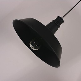 Designer Touch Decorative Black Modern Pendant Light in Circle Featured Lampshade