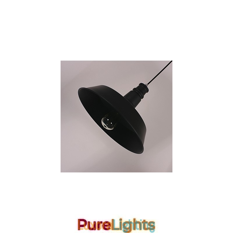 Designer Touch Decorative Black Modern Pendant Light in Circle Featured Lampshade