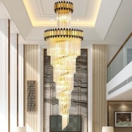 Designer Touch Decorative Crystal Pendant Light Modern Spectacular K9 Ceiling Light