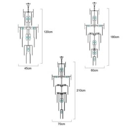 Designer Touch Decorative European Pendant Light Modern Spectacular K9 Ceiling Light