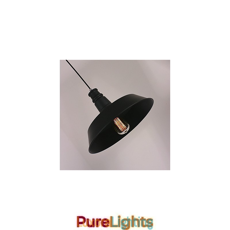 Designer Touch Decorative Black Modern Pendant Light in Circle Featured Lampshade