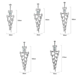 Designer Touch Decorative Modern Crystal Ceiling Light Pendant Light