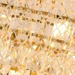 Designer Touch Decorative Modern Elegant Crystal Pendant Light Conical Ceiling Light