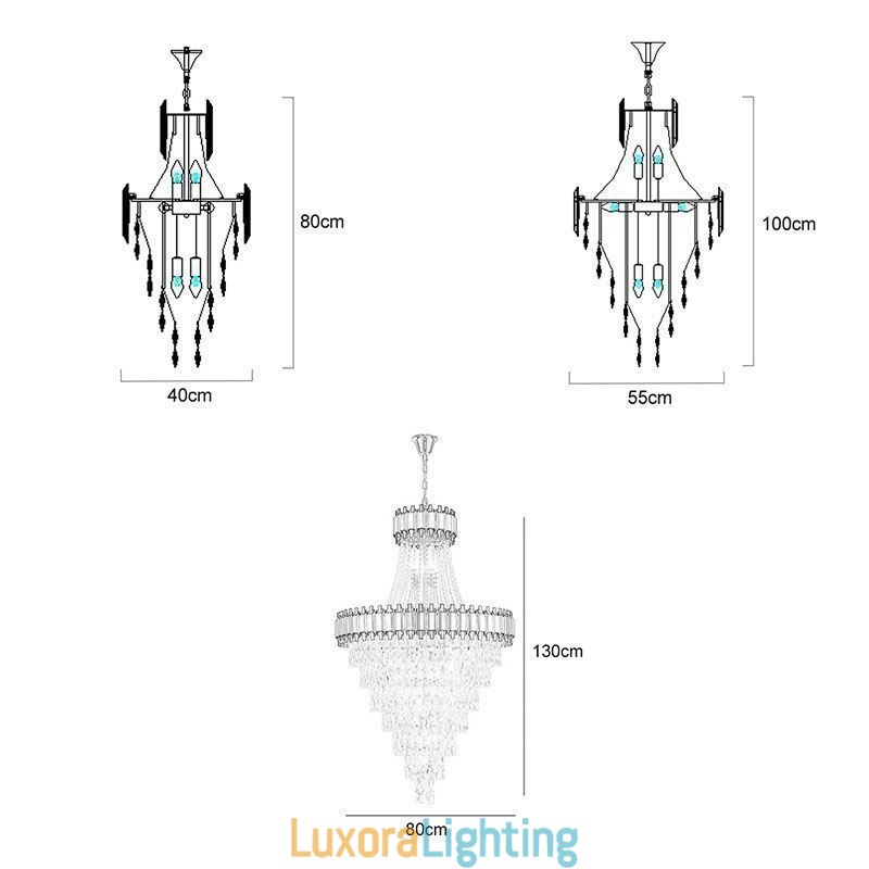 Designer Touch Decorative Luxurious Gold Pendant Light Crystal Ceiling Light Fixture