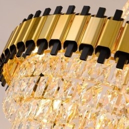 Designer Touch Decorative Luxurious Gold Pendant Light Crystal Ceiling Light Fixture