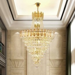 Designer Touch Decorative Modern Elegant Crystal Pendant Light Conical Hanging Light