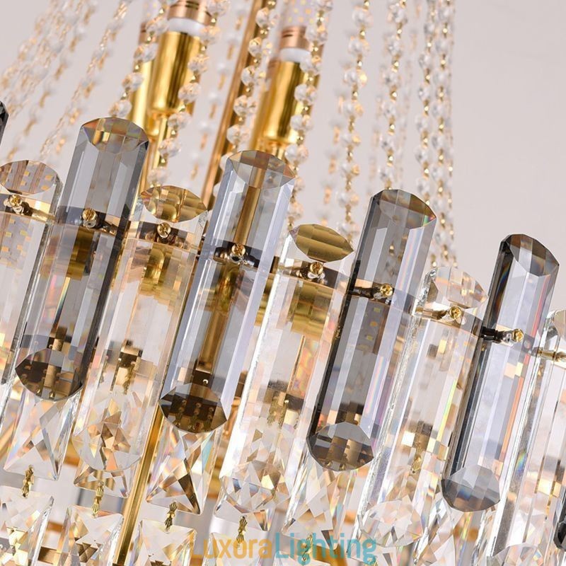 Designer Touch Decorative Modern Elegant Crystal Pendant Light Conical Hanging Light