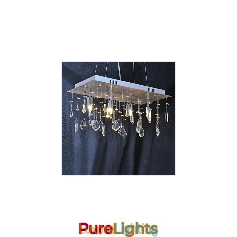 Designer Touch Decorative Traditional Classic Crystal Chrome Metal Chandelier