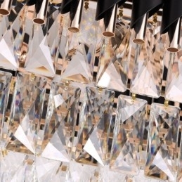 Designer Touch Decorative Crystal Pendant Light Oval Ceiling Light Fixture