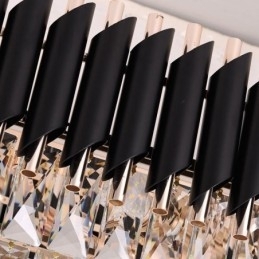 Designer Touch Decorative Crystal Pendant Light Oval Ceiling Light Fixture