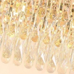 Designer Touch Decorative Modern Crystal Pendant Light Oval Ceiling Light Fixture