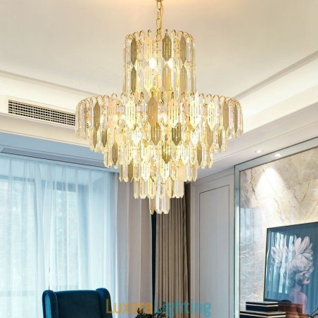 Designer Touch Decorative Modern Crystal Pendant Light Contemporary Ceiling Lamp