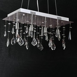 Designer Touch Decorative Traditional Classic Crystal Chrome Metal Chandelier
