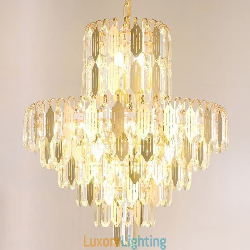 Designer Touch Decorative Modern Crystal Pendant Light Contemporary Ceiling Lamp