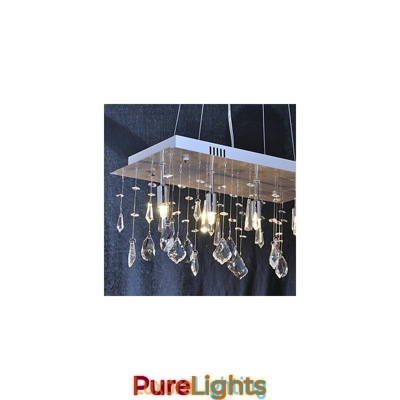 Designer Touch Decorative Traditional Classic Crystal Chrome Metal Chandelier