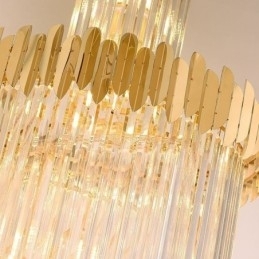 Designer Touch Decorative European Pendant Light Crystal Hanging Light Stairs Foyerway