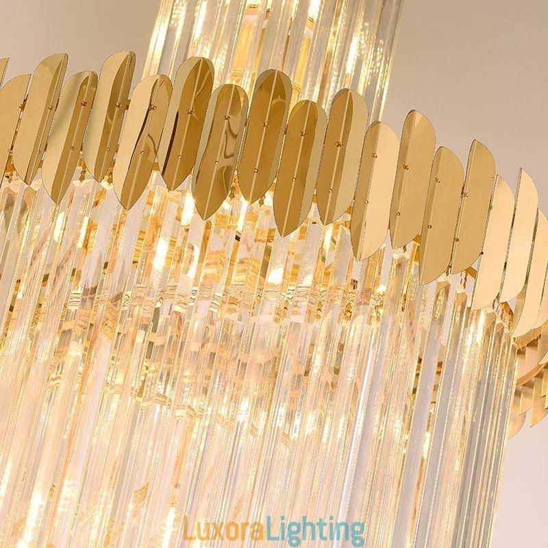 Designer Touch Decorative European Pendant Light Crystal Hanging Light Stairs Foyerway