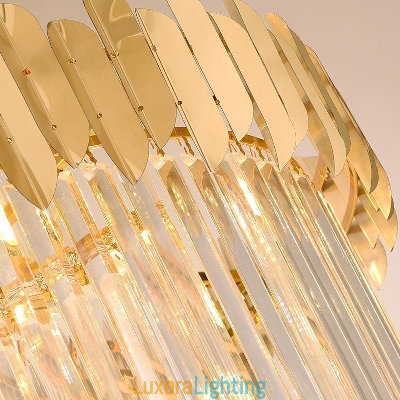 Designer Touch Decorative European Pendant Light Crystal Hanging Light Stairs Foyerway