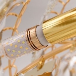 Designer Touch Decorative European Pendant Light Crystal Hanging Light Stairs Foyerway